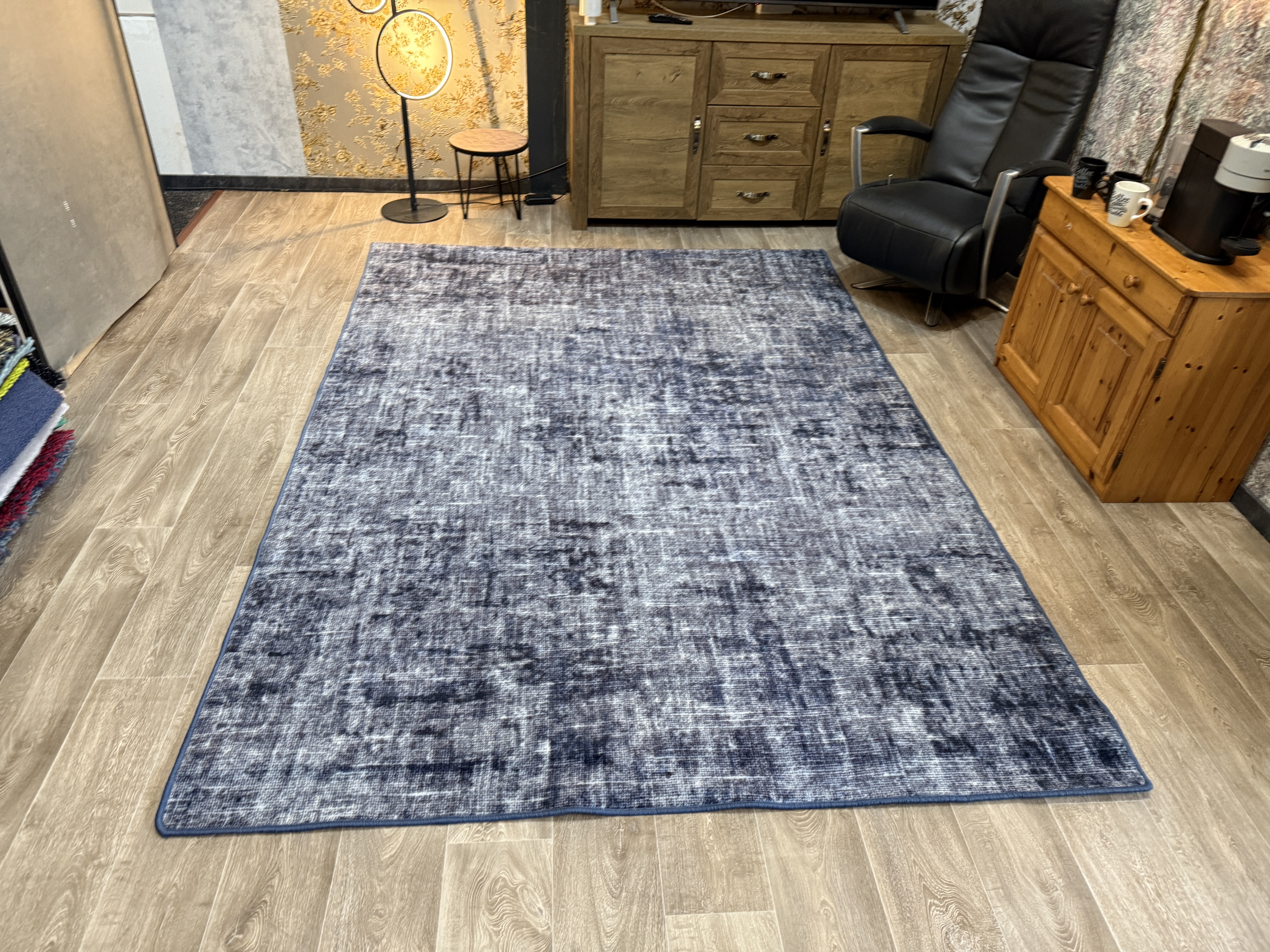 Blauw Desso Nature vloerkleed